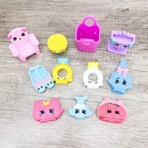 Lot of 11 SHOPKINS McDonald's Happy Meals Ronda Rings, Furniture, Etc